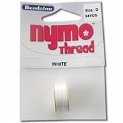 FILO NYMO BIANCO BOBINA DA 58,5MT. BEADALON (124A-001)(88628)