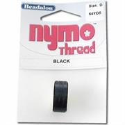 FILO NYMO NERO BOBINA DA 58,5MT. BEADALON (124T-001)(88629)