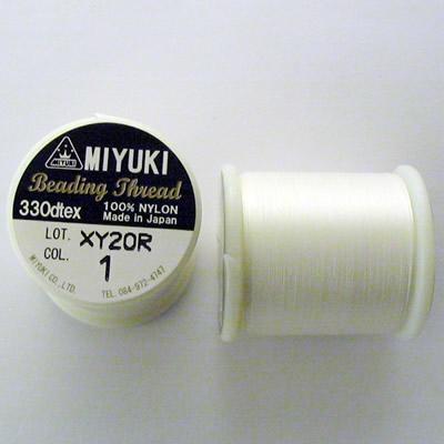 FILO MIYUKI BIANCO BOBINA DA 50MT. NYLON 100% (K4570/1)