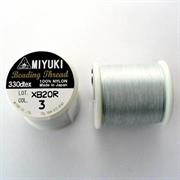 FILO MIYUKI GRIGIO BOBINA DA 50MT. NYLON 100% (K4570/3)