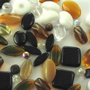 MIX PERLE BOEMIA MARRONE