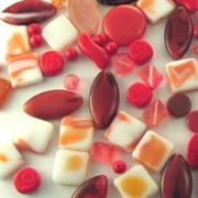 MIX PERLE BOEMIA ROSSO