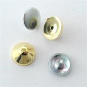 BORCHIA CONO ORO 9,5MM RESINA C/RIVETTO CHIUSURA A MANO