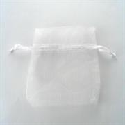 BUSTINA BIANCA 12,5x17CM ORGANZA C/LACCIO (1091991)