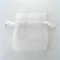 BUSTINA BIANCA 12,5x17CM ORGANZA C/LACCIO (1091991)