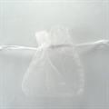 BUSTINA BIANCA 8,5x10CM ORGANZA C/LACCIO (1091984)