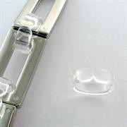 ANELLO CONGIUNZIONE 20x7MM TRASPARENTE PER CATENA IN RESINA