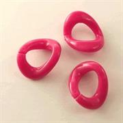 MAGLIE CATENA 27X22MM FUXIA