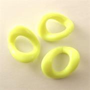 MAGLIE CATENA 27X22MM GIALLO FLUO