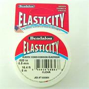 FILO ELASTICO 0,5 TRASPARENTE BOBINA DA 5MT BEADALON (84049)