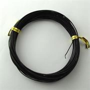 BOBINA FILO ALLUMINIO 0,8MM COL.NERO 10 METRI CIRCA