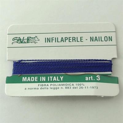 INFILAPERLE MIS.3 BLUETTE BOBINA DA 2MT.x0,5MM CIRCA AGO RAME(3-177)