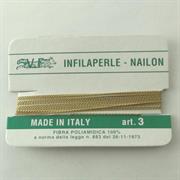 INFILAPERLE MIS.3 CAMMELLO BOBINA DA 2MTx0,5MM 9IRCA AGO RAME(3-275)