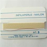 INFILAPERLE MIS.3 ECRU BOBINA DA 2T.x0,5MM CIRCA AGO RAME (3-270)