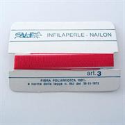 INFILAPERLE MIS.3 ROSSO BOBINA DA 2MT.x0,5MM CIRCA AGO RAME (3-148)