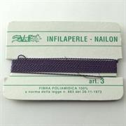 INFILAPERLE MIS.3 VIOLA BOBINA DA 2MT.x0,5MM CIRCA AGO RAME (3-372)