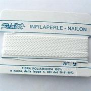 INFILAPERLE MIS.9 BIANCO BOBINA DA 1MT.CIRCA AGO RAME (800 9-101)