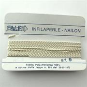 INFILAPERLE MIS.9 ECRU BOBINA DA 2MT.x1MM CIRCA AGO RAME (9-270)