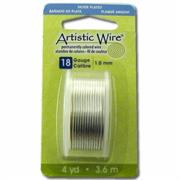 BOBINA ARTISTIC WIRE 1,00MM ARGENTO ANTIGRAFFIO 3,66MT. GA18 (71876)