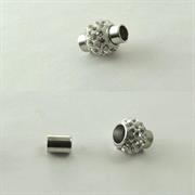 CH.TUBOLARE SFERA CALAMITA 12x15(INT.05)MM GALV.NICHEL E STRASS N.F.