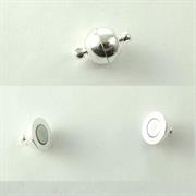 CH.SFERA CALAMITA 12x18MM GALV.ARGENTO NICHEL FREE (RAME)