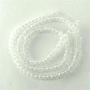 CRISTALLI 3x4MM CRISTALLO SFACCETTATI CINA IN FILO (120 pz.CIRCA)