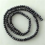 CRISTALLI 3x4MM EMATITE SFACCETTATI CINA IN FILO (120 pz.CIRCA)