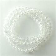 CRISTALLI 5x6MM CRISTALLO SFACCETTATI CINA IN FILO (100 pz.CIRCA)
