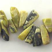 CHIPS HAWAI TURCHESE GIALLO (1 filo 90cm.= 10 buste)