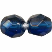 MEZZO CRISTALLO BOEMIA 3MM BLU