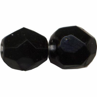 MEZZO CRISTALLO BOEMIA 4MM NERO