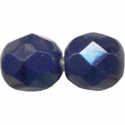 MEZZO CRISTALLO BOEMIA 4MM BLU OPACO