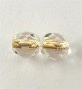 MEZZO CRISTALLO BOEMIA 4MM ANIMA ORO ANTICO