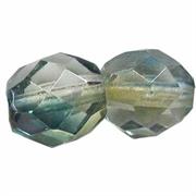 MEZZO CRISTALLO BOEMIA 4MM AZZURRO-VERDE VARIEGATO