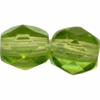 MEZZO CRISTALLO BOEMIA 5MM VERDE PERIDOT