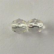 MEZZO CRISTALLO BOEMIA 8MM ANIMA ARGENTO