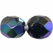 MEZZO CRISTALLO BOEMIA 10MM NERO AB