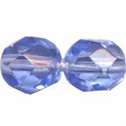 MEZZO CRISTALLO BOEMIA 10MM ZAFFIRO