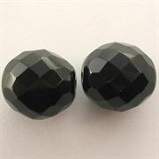 MEZZO CRISTALLO BOEMIA 14MM NERO