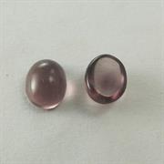 CABOCHON OVALE 6x8MM COL.35 AMETISTA TRASPARENTE