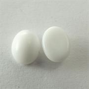 CABOCHON OVALE 6x8MM COL.2 BIANCO