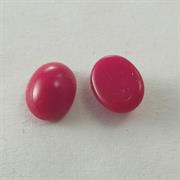 CABOCHON OVALE 6x8MM COL.6 ROSSO