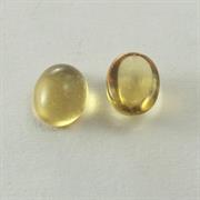 CABOCHON OVALE 6x8MM COL.43 TOPAZIO