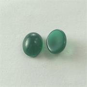 CABOCHON OVALE 6x8MM COL.103 VERDE SCURO