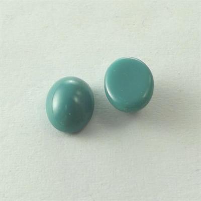 CABOCHON OVALE 6x8MM COL.0350 VERDE TURCHESE