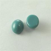 CABOCHON OVALE 6x8MM COL.0350 VERDE TURCHESE