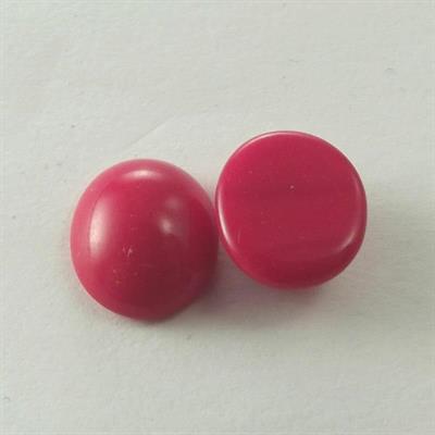 CABOCHON OVALE 12X10MM COL.263 ROSSO CHIARO