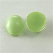 CABOCHON OVALE 12x10MM COL.116 VERDE ACIDO