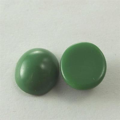 CABOCHON OVALE 12X10MM COL.351 VERDE