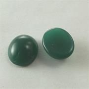 CABOCHON OVALE 12x10MM COL.103 VERDE SCURO